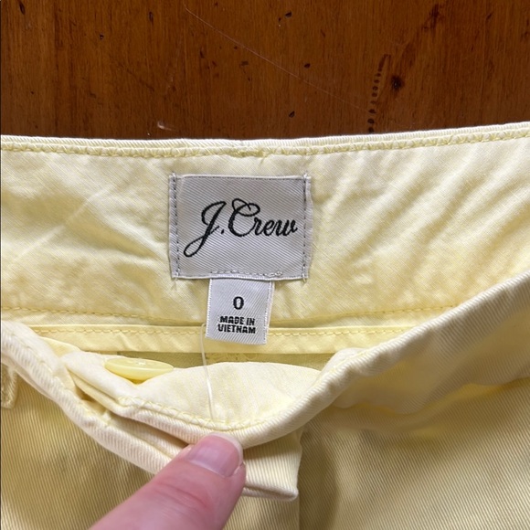 J. Crew Pants - J. Crew Yellow Bermuda Shorts Lightweight Cotton